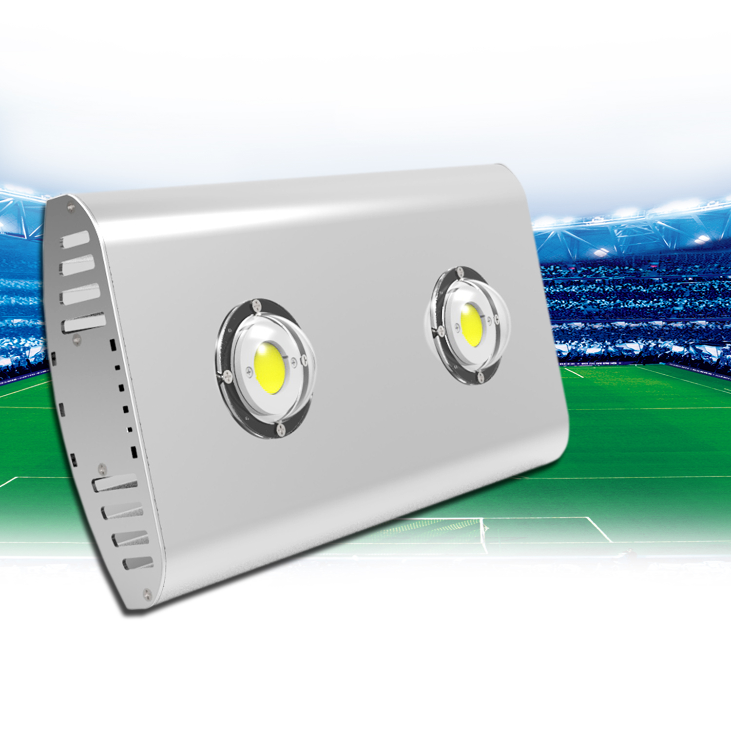 Aigostar - Confezione da 5 Faretto a LED COB, 80W, 7200LM, Impermeabile IP65, Luce Naturale 4000K[Classe di efficienza energetica A+]