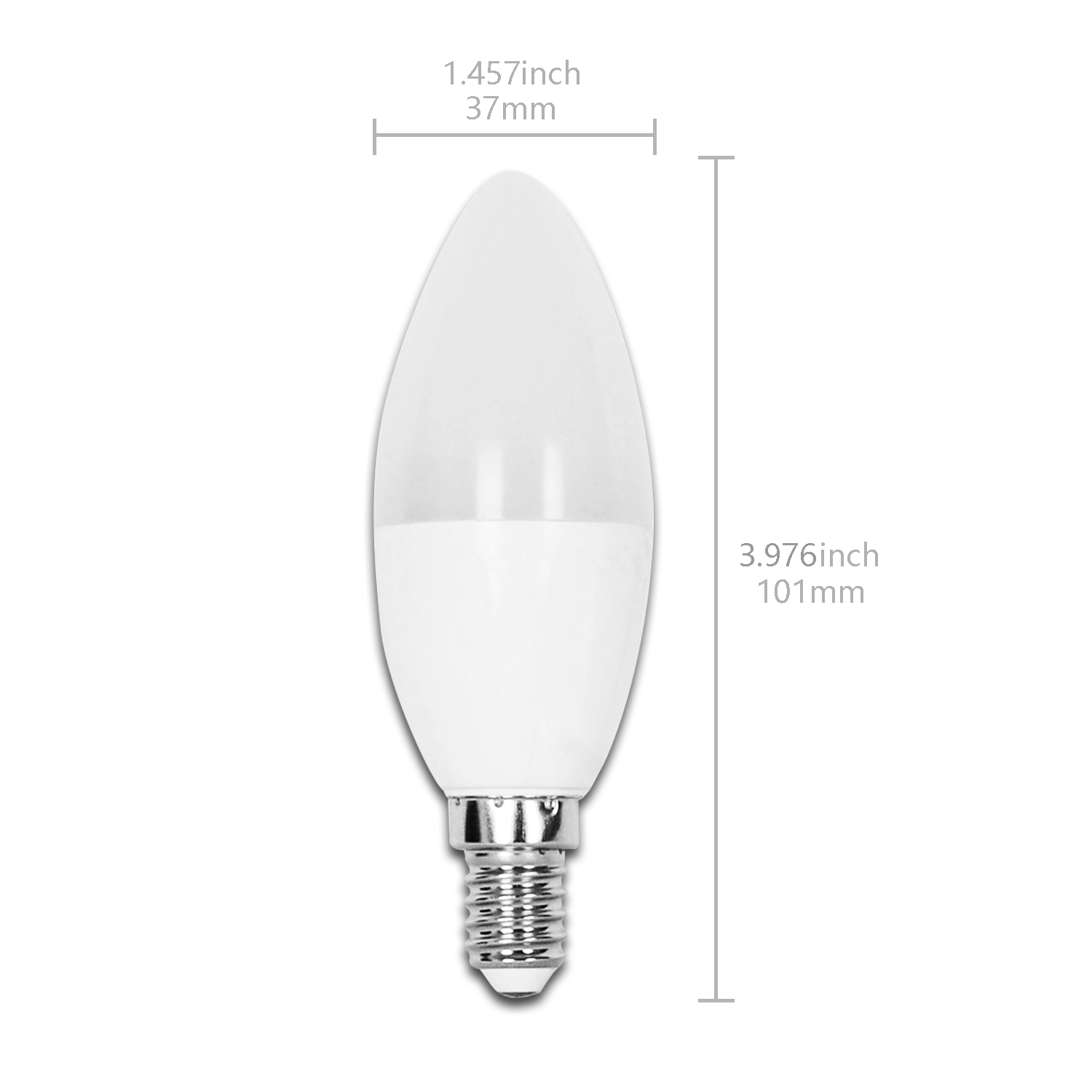 Aigostar - Confezione da 10 Lampadine LED A5 C37 (175832) 