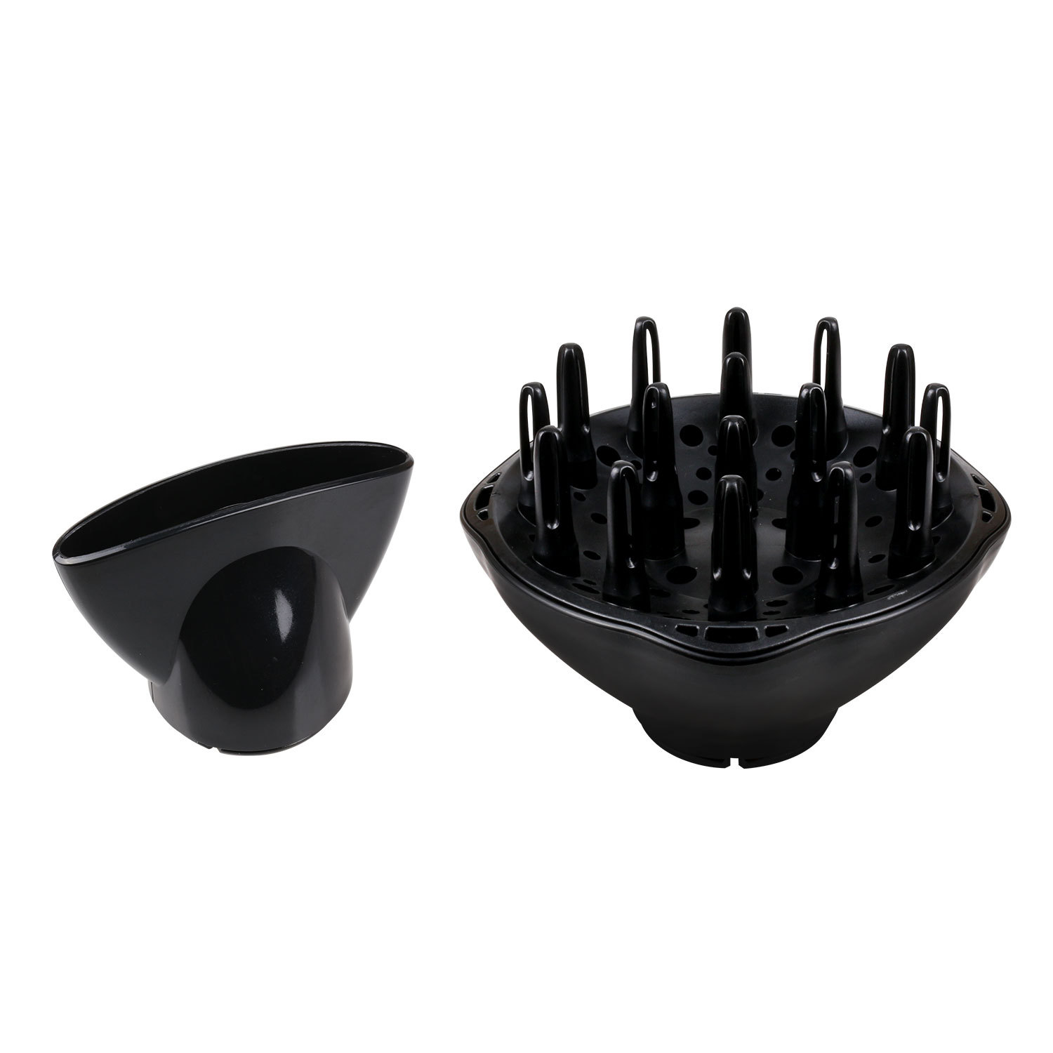 Aigostar  - Sèche-cheveux professionnel de couleur noir et argent avec diffuseur et accessoires. 2200 W. Design exclusif d'Aigostar.(1)