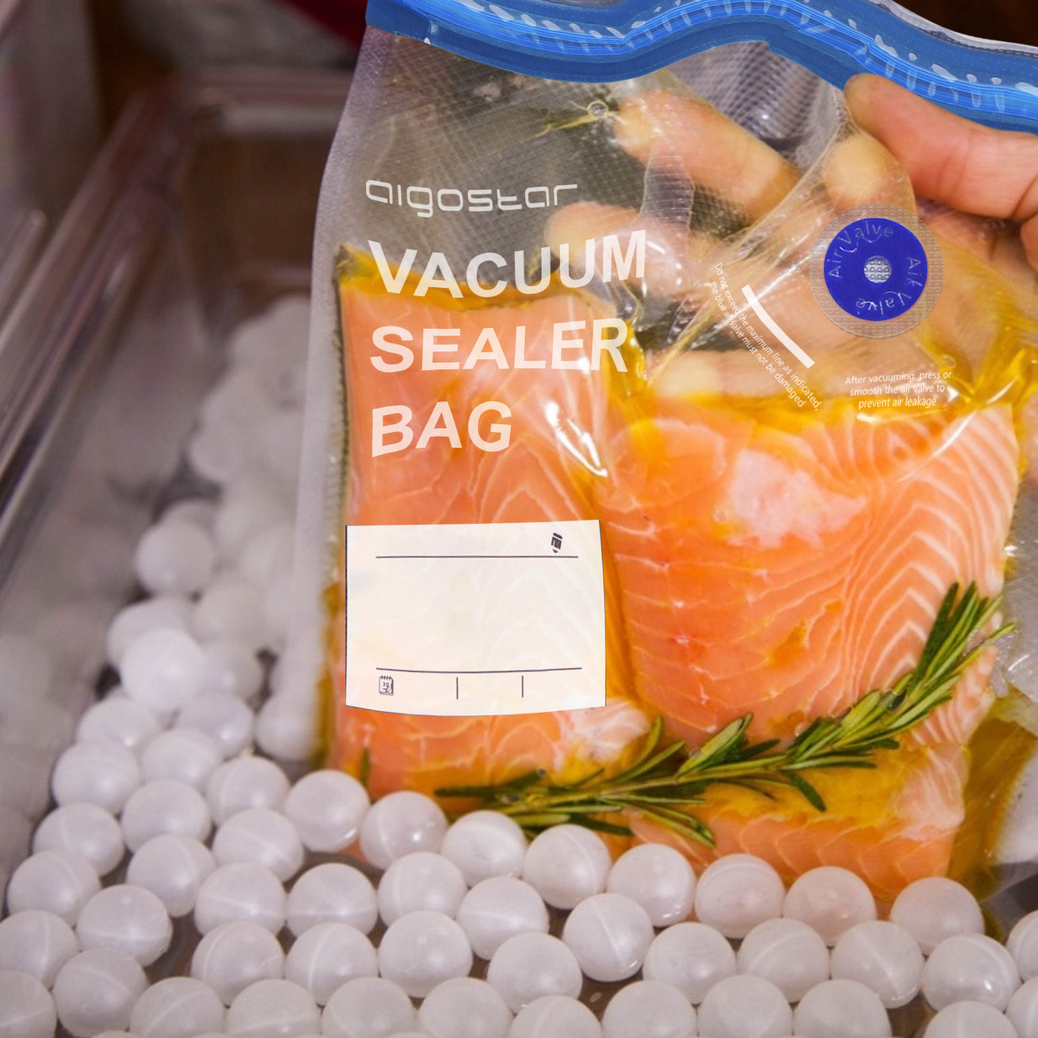 Sous Vide Bags,Reusable Vacuum Food Sealer Bags,Food Storage Freezer Bags 
