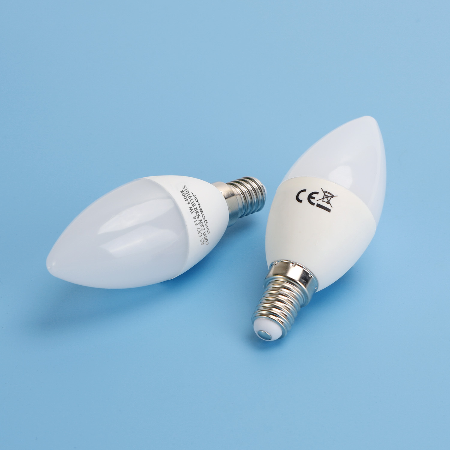 Aigostar - Confezione da 5 Lampadine LED A5 C37, 3W, E14, 225 lumen, Luce Bianca 6400K [Classe di efficienza energetica A+]
