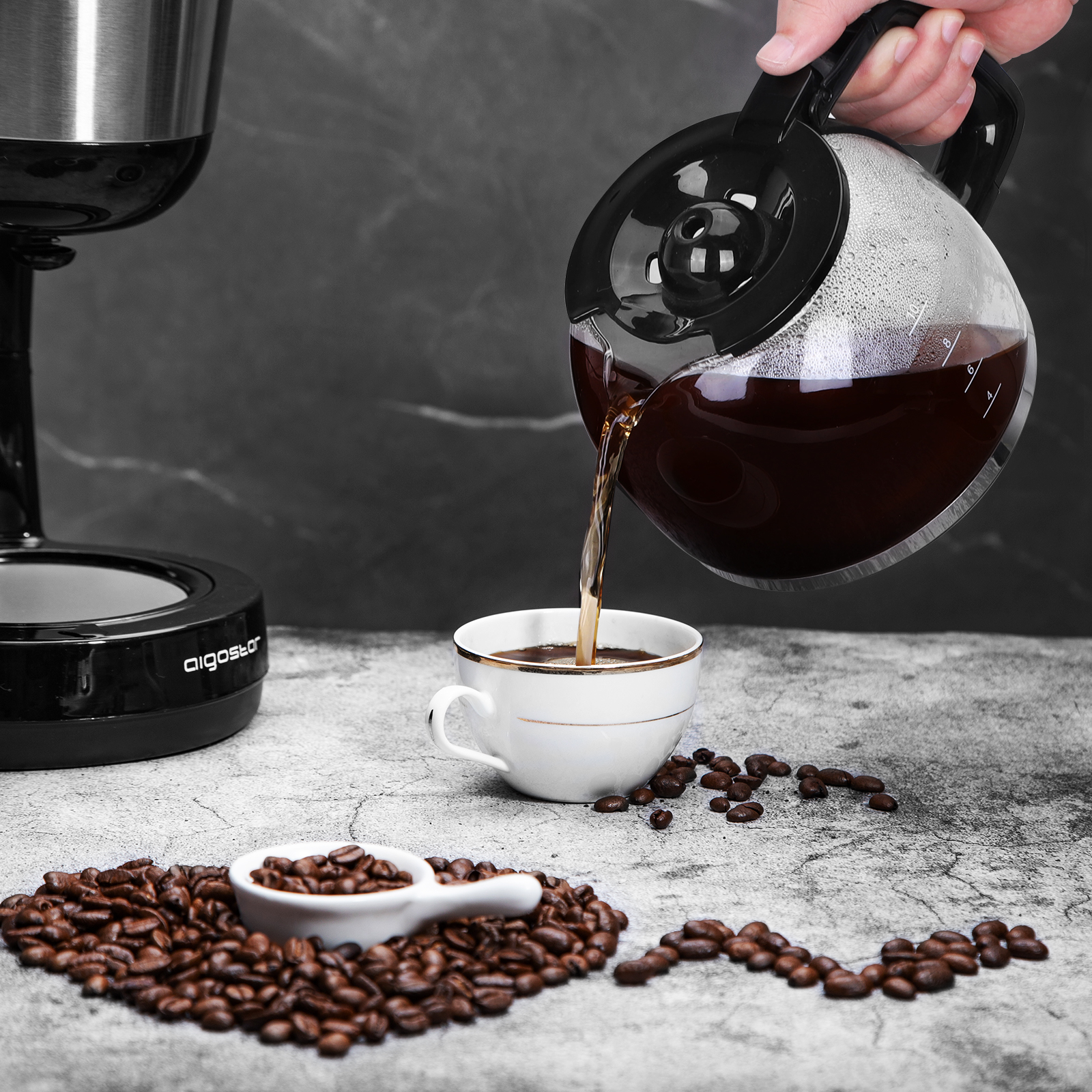 Aigostar Chocolate - Cafetière à filtre (501181)